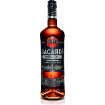 Bacardi Carta Negra 40% 0,7 l (čistá fľaša)