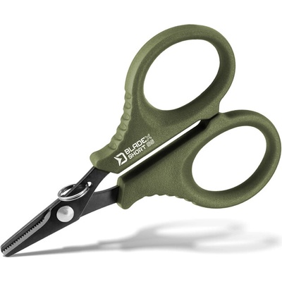 Nůžky s vroubky Delphin BladeX Short SS 9,5 cm