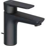 Kludi Pure&Style - Смесител за умивалник със сифон, матово черно 402903975 (402903975)
