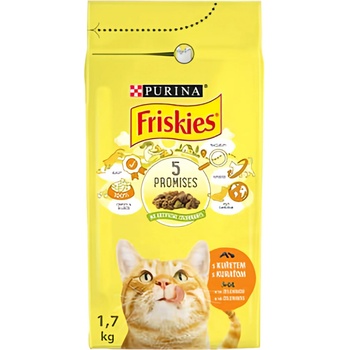 Friskies s kuřetem & se zeleninou 1,7 kg