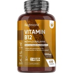 WeightWorld Vitamin В12, 1000 g, 450 таблетки, Weight World (125762 WW)