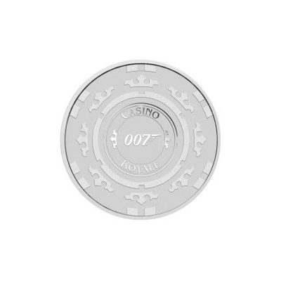 The Perth Mint stříbrná mince Casino Royale Chip 2023 1 oz – Zboží Dáma