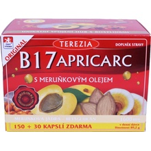 Terezia B17 Apricarc s Marhuľovým Olejom 150 + 30 kapsúl