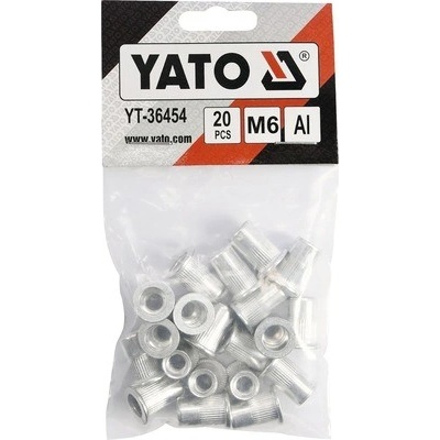YATO – Nitovacia matica hliníková M6, 20 ks YT-36454