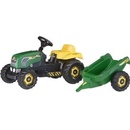 Rolly Toys šliapací traktor Rolly Kid s vlečkou zelený