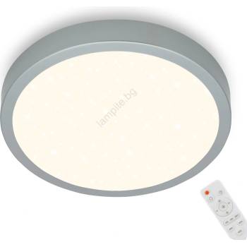 Briloner 3704-014-LED Димируем плафон RUNA LED/22W/230V silver + д. у (BL1418)