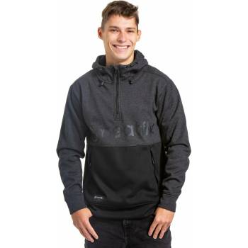 Meatfly мъжка технична суитшърт Tason Black Heather/Black Meatfly | Cheren | МЪЖЕ | S