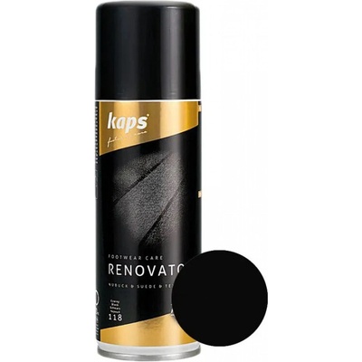 Kaps sprej na semišové topánky Renovator 200 ml čierny