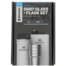 Stanley Adventure Series darčekový set (ploskačka + 4x panáky) green 230 ml