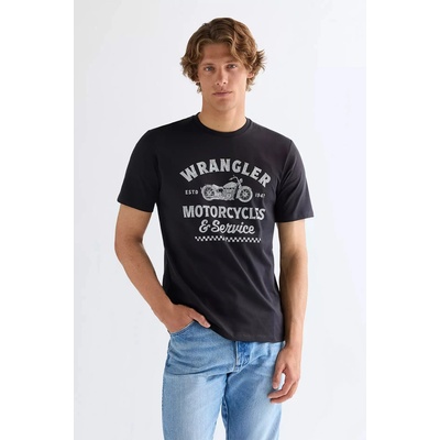Wrangler Regular Americana Tee 112377950 čierne