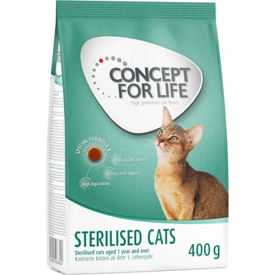 Concept for Life Sterilised Cats kuracie 0,4 kg