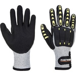 Portwest anti impact cut resistant a729 / Изолирани ръкавици със защита от удар - сиво/черно s (a729g8rs)