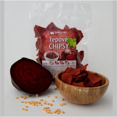 Damodara Chipsy řepové 100 g – Zboží Dáma