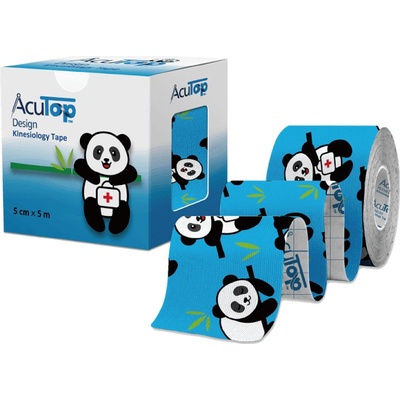 Nasara AcuTop Kinesiology Tape panda modrá 5 cm x 5 m
