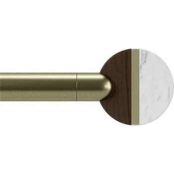 Image 1 of Umbra hk ltd (Канада) Телескопичен корниз за пердета и завеси umbra lolly в цвят месинг мат - размер 183-366 см (umbra 1016156-911)