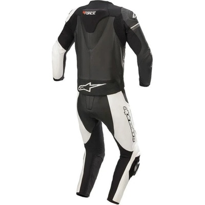 Dvojdielna kombinéza Alpinestars GP Force Phantom čierna/biela/sivá