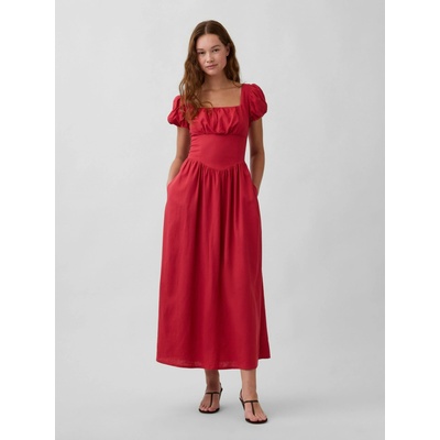 GAP Лнена макси рокля с джобове GAP GAP | Cherven | ЖЕНИ | XS
