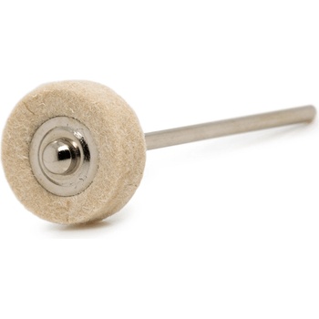 Buzzufy Мек бял колелце за полиране от вълнена филц, Ø 21 мм, Buzzufy
