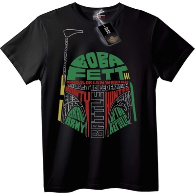 NOONEBRAND Тениска Boba Fett Star Wars - 6XL, Black