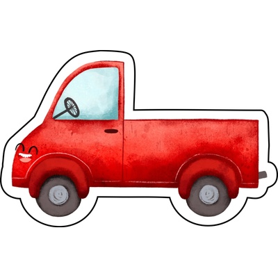 Koženková pískacia nášivka-PICK UP Materiál: Pískacia koženková nášivka