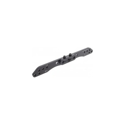 SpotOnRC Servo páka 114 mm obojstranná 24 zubov čierna pre servá H
