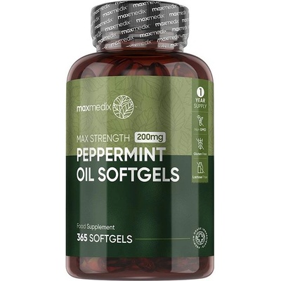 WeightWorld Peppermint Oil, 200 mg, 365 софтгел капсули, Weight World (124338 WW)