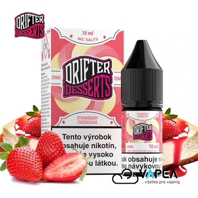 Juice Sauz Drifter Desserts Salts Strawberry Cheesecake 10 ml 20 mg