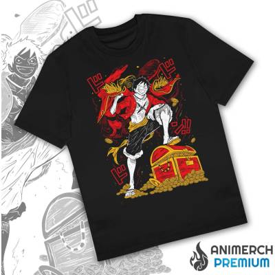 One Piece Tričko Pirate king PREMIUM