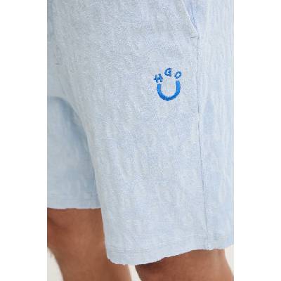 HUGO Blue къс панталон тип анцуг мъжки от памук Nagushort (50557799)