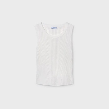 MAYORAL Топ трико cut out гръб в Бял цвят за момиче Mayoral