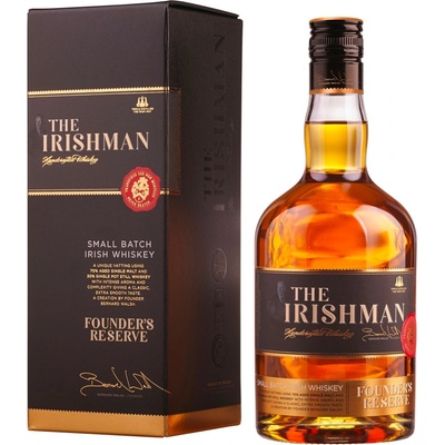 The Irishman Founder´s Reserve 40% 0,7 l (kartón)
