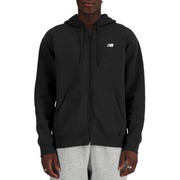 New Balance Суитшърт с качулка New Balance Sport Essentials Logo Fleece Full Zip mj41502-bk Размер L