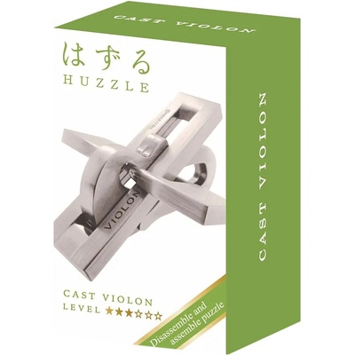 Hanayama Метален логически пъзел Hanayama - Mini Huzzle Cast Violin (515176)