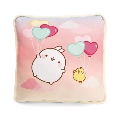 NICI Nici: Възглавница за зайче Molang - 30 x 30 cm