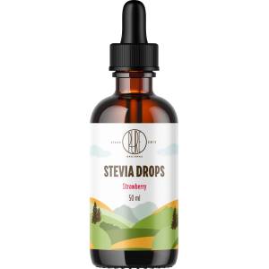 BrainMax Pure Pure® Stevia drops, Стевия капки, различни видове, 50 мл Аромат: Ягода