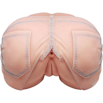 Image 1 of LyBaile Вагина и анус Кибер Кожа с вибрации и глас "TEEN ASS" 17 x 16 см