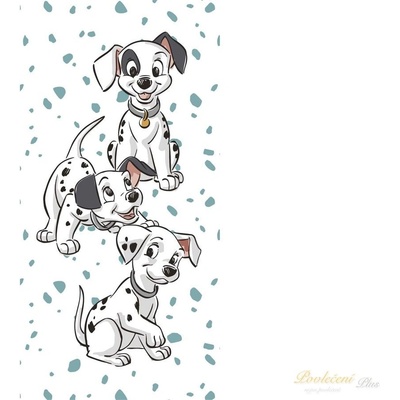 Jerry Fabrics Osuška 101 Dalmatians Play 70 x 140 cm
