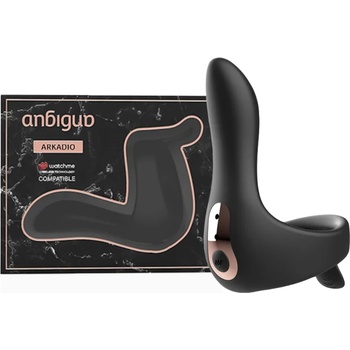 Вибриращ пенис ринг с перинеум стимулатор - Anbiguo Arkadio (D-232455)