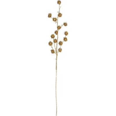 Zlatá dekorativní větvička borovice gold champagne - 16*18*97 cm - Mars & More