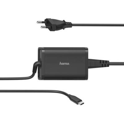 Hama Захранване за лаптоп HAMA универсално 220V, 5-20V/65W, USB-C, Power Delivery (HAMA-200006)