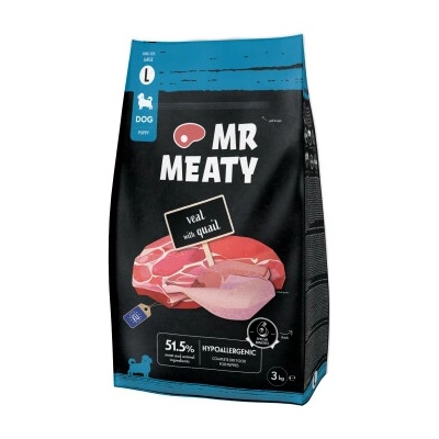 Mr. Meaty Veal With Quail 3 kg