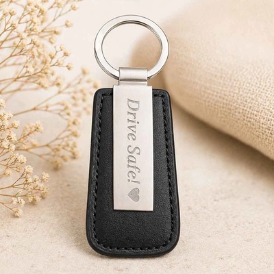Art gift Кожен ключодържател - Drive safe !