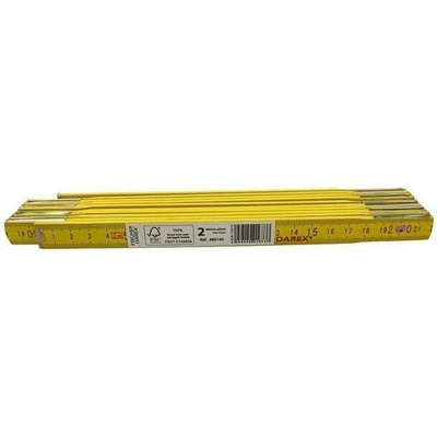 FISCHER DAREX 0198125 Metr dřevěný, 2 m, skládací,