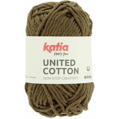Katia United Cotton Mini ball 10 hnedá