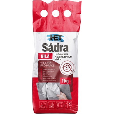 HET Sadra modelárska biela 3kg
