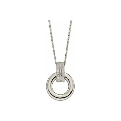 Fiorelli Strieborný prívesok retiazka silver P4895C