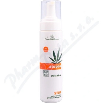 Cannaderm Atopos mycí pěna NEW 180 ml