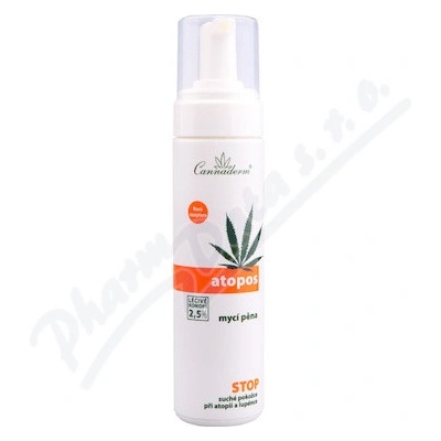 Cannaderm Atopos mycí pěna NEW 180 ml