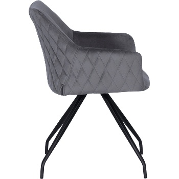 Carmen Трапезен стол kendal - тъмносив bf 2 (3532007_1)