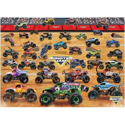 EUROGRAPHICS Zostava Truckov Monster Jam 1000 dielov